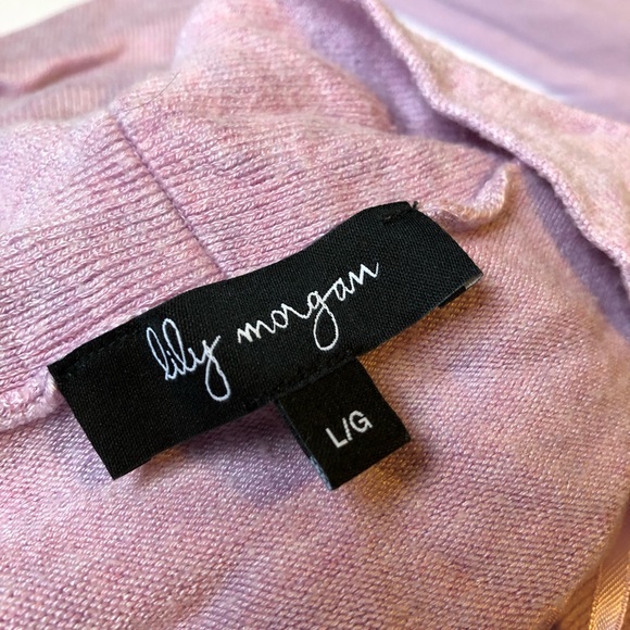 Lot of 2 LILY MORGAN and JOSEF lavender cardigans - Picture 3 of 5